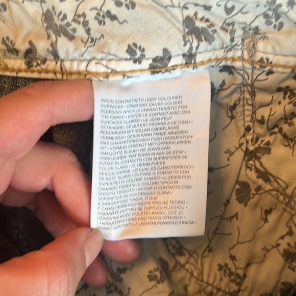 Yessica Dark Blue Wash Denim Casual Mini Skirt EU 40-42 - Picture 15 of 16